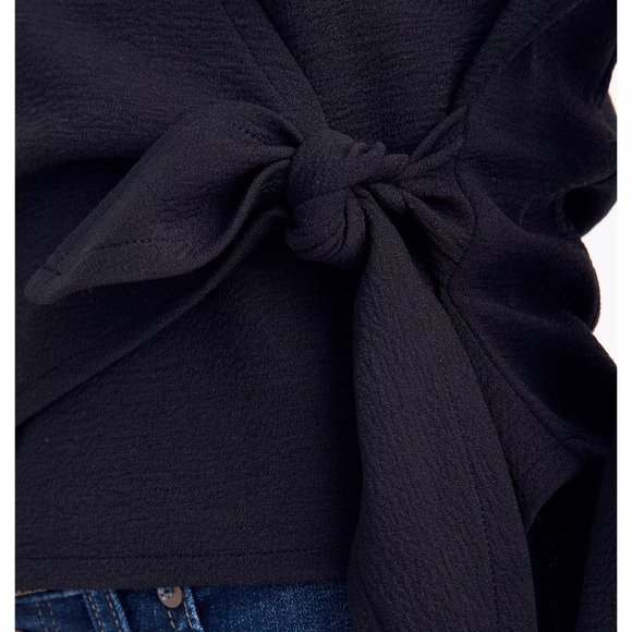 Madewell Texture & Thread ~Crepe Wrap Top - Picture 10 of 10